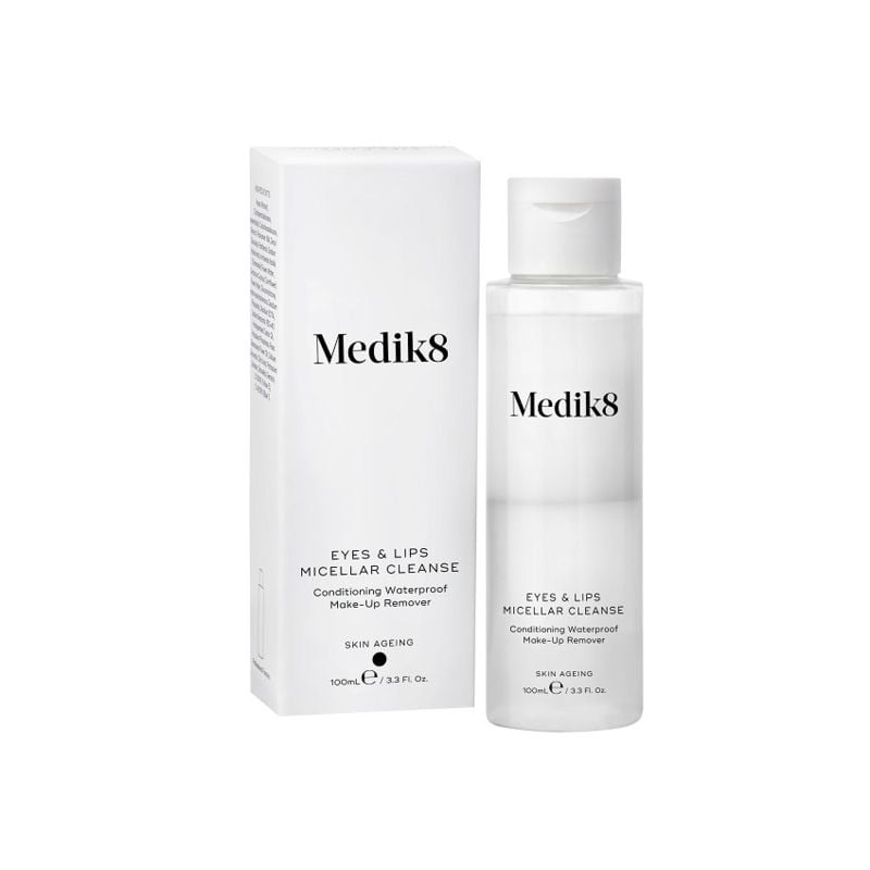 medik8nettoyage micellaire yeux et lèvres