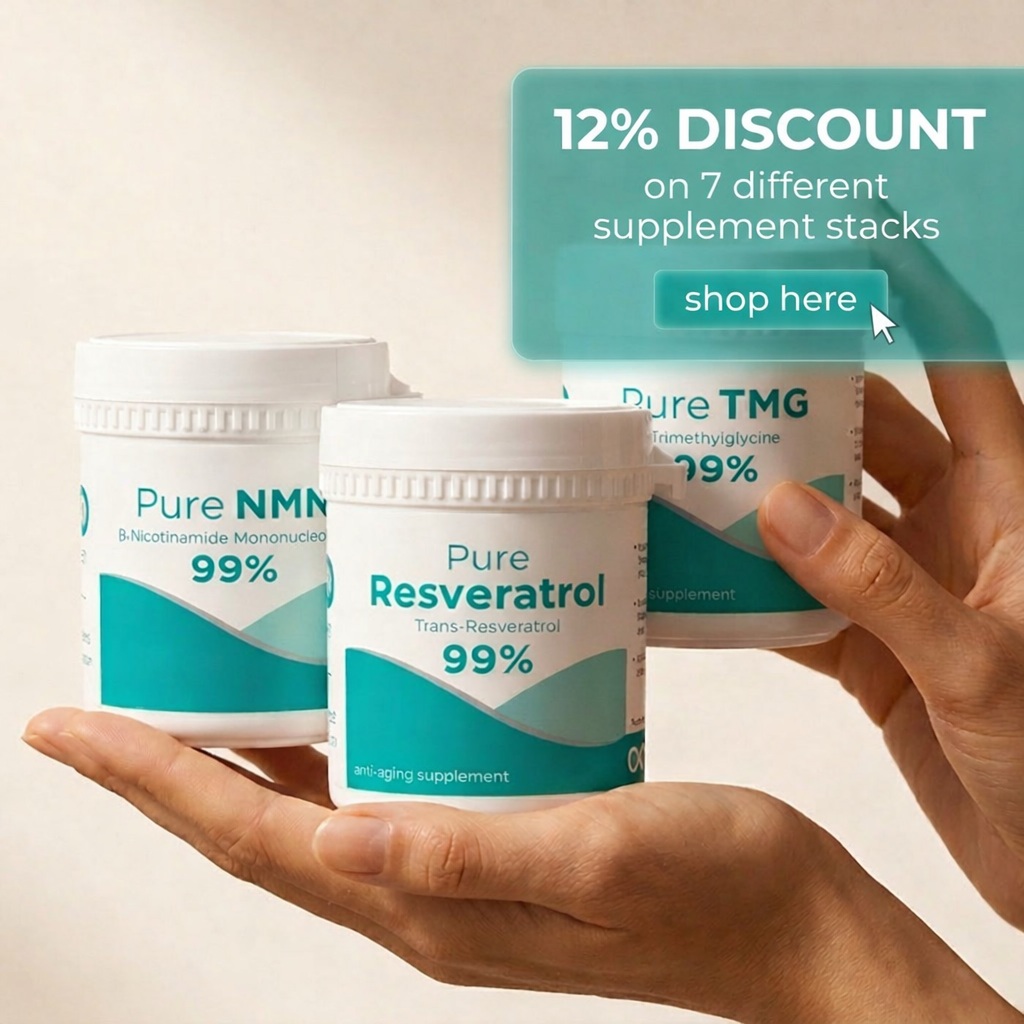 Longevity supplementen sets met 12% korting