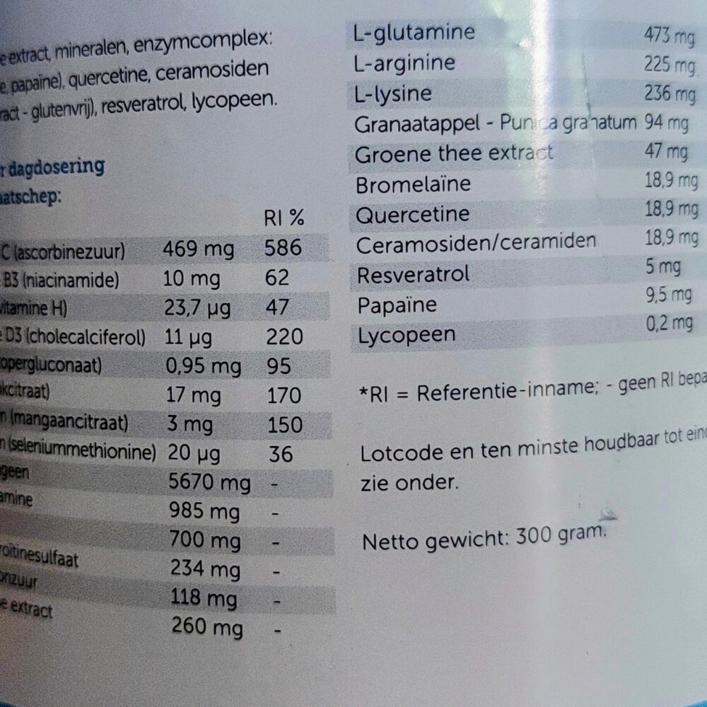 Ultra-collageen-ingredienten
