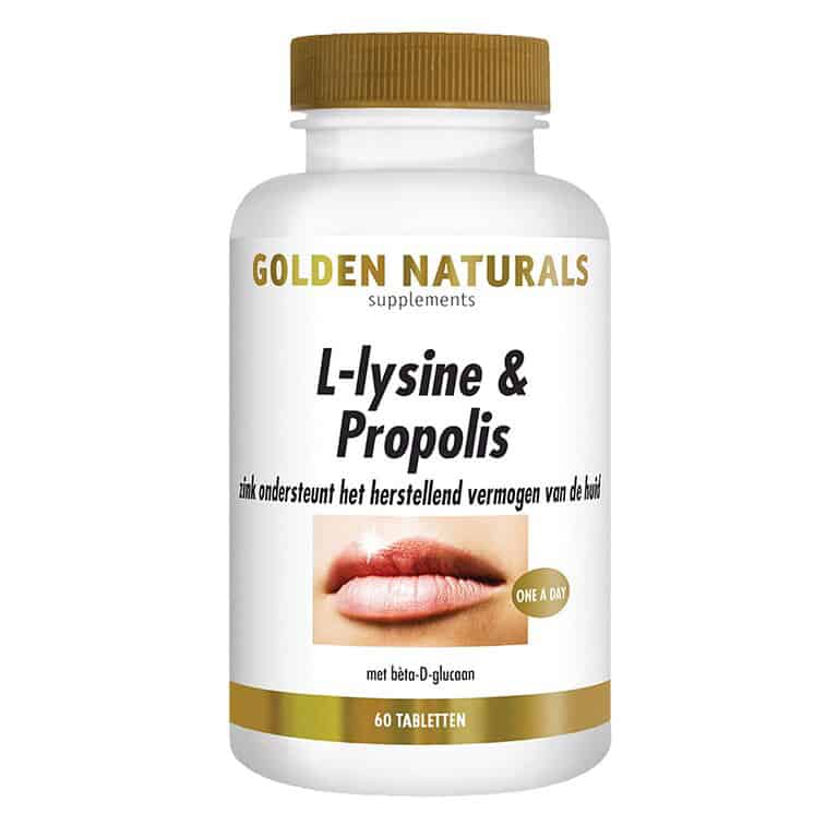 Golden Naturals L-lysine & Propolis