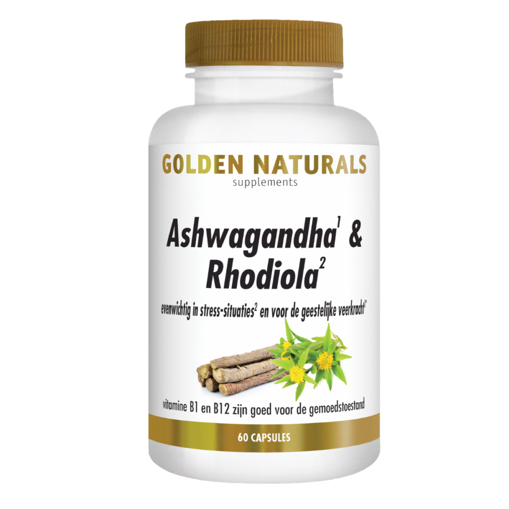 Golden Naturals Ashwagandha und Rhodiola