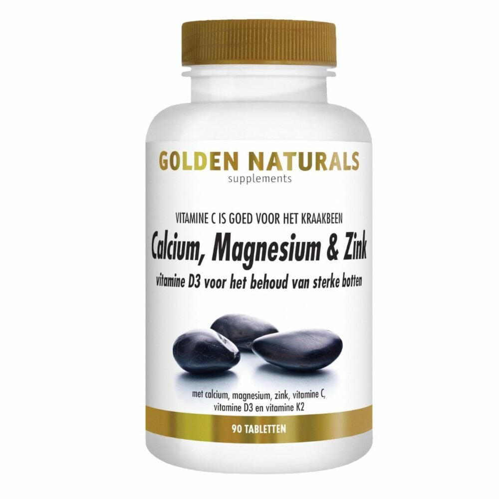 Golden Naturals Kalcium, magnesium och zink