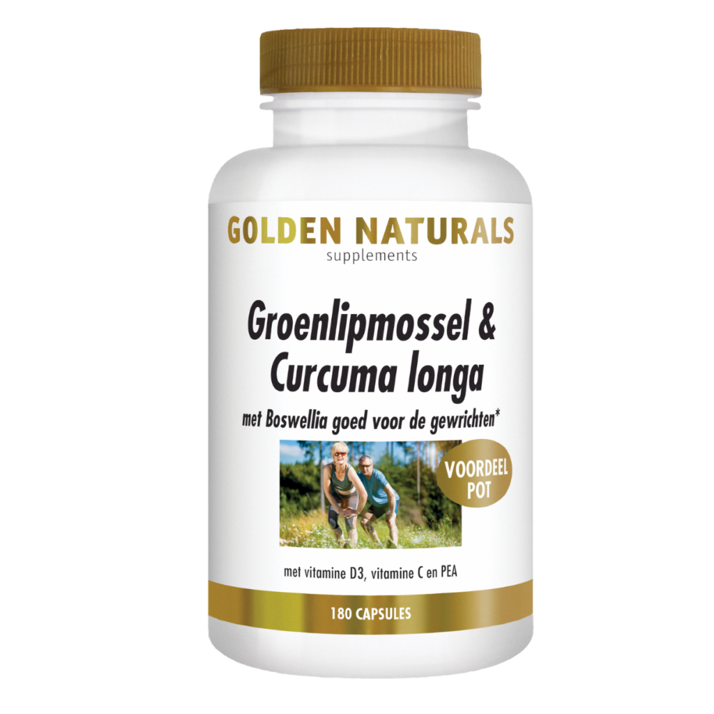 Golden Naturals Groenlipmossel & Curcuma longa