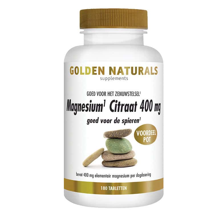 Golden Naturals Magnesium Citraat 400 mg