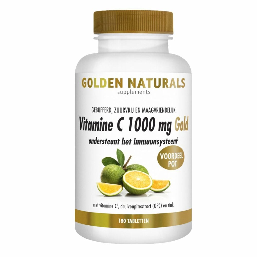 Golden Naturals Vitamina C 1000mg Ouro