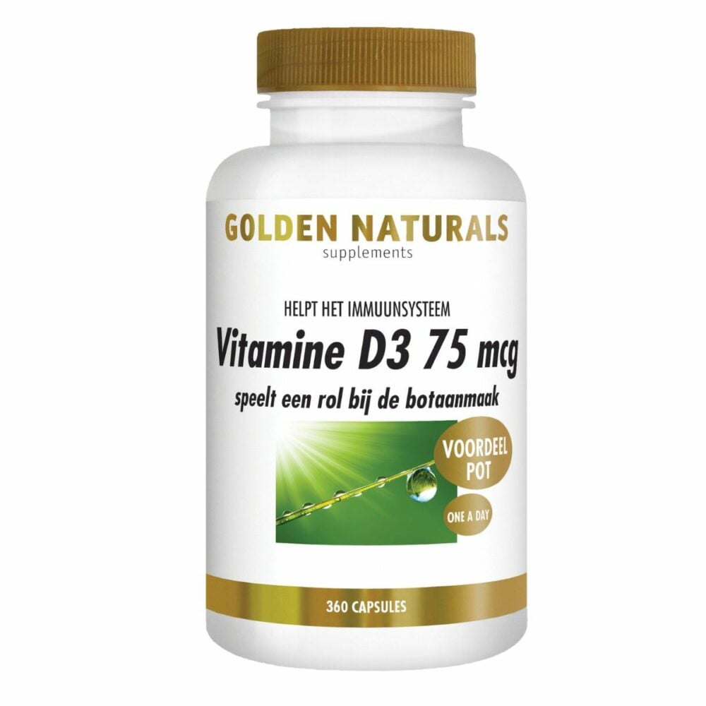 Golden Naturals Vitamine D3 75 mcg