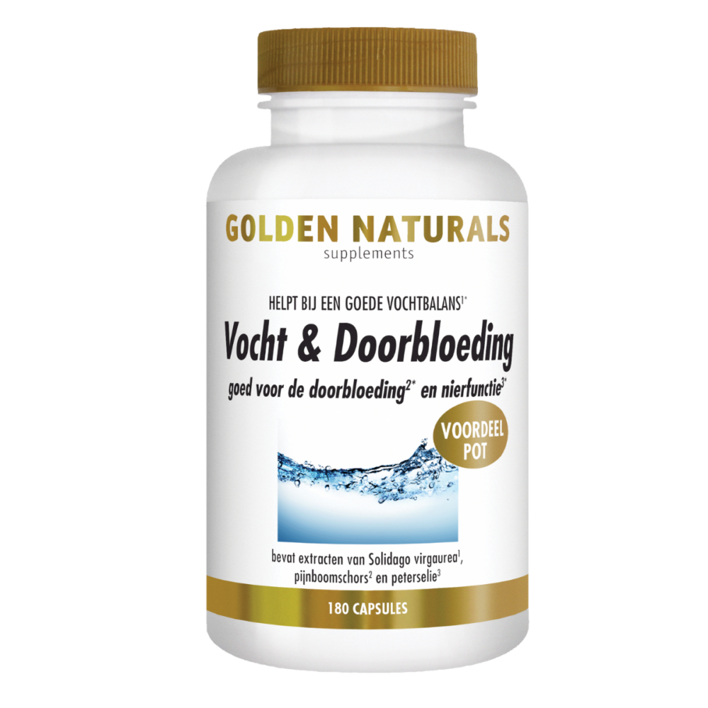 Golden Naturals Vocht & Doorbloeding