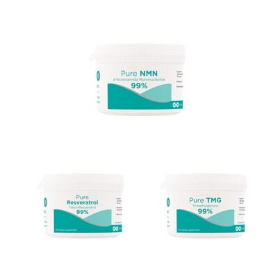 NAD+ Booster met NMN, TMG en resveratrol in poedervorm clean label supplementen