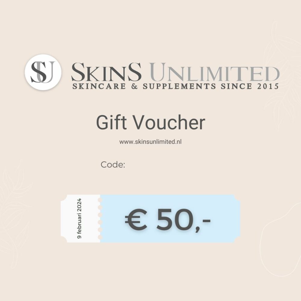 cadeaubon supplementen skincare