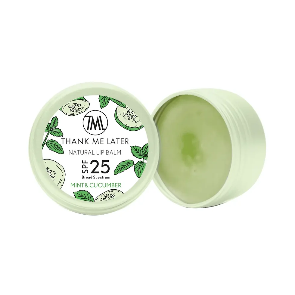 Thank me Later Mint Cucumber Lip Balm SPF25