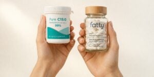 Vergelijking Hansen C15:0 poeder en Fatty15 capsules