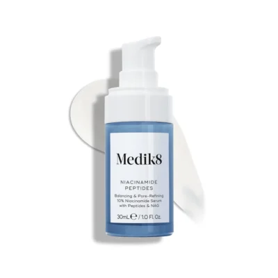 Medik8 Niacinamide Peptides serum 30 ml – balancerend niacinamide serum tegen poriën en onzuiverheden.