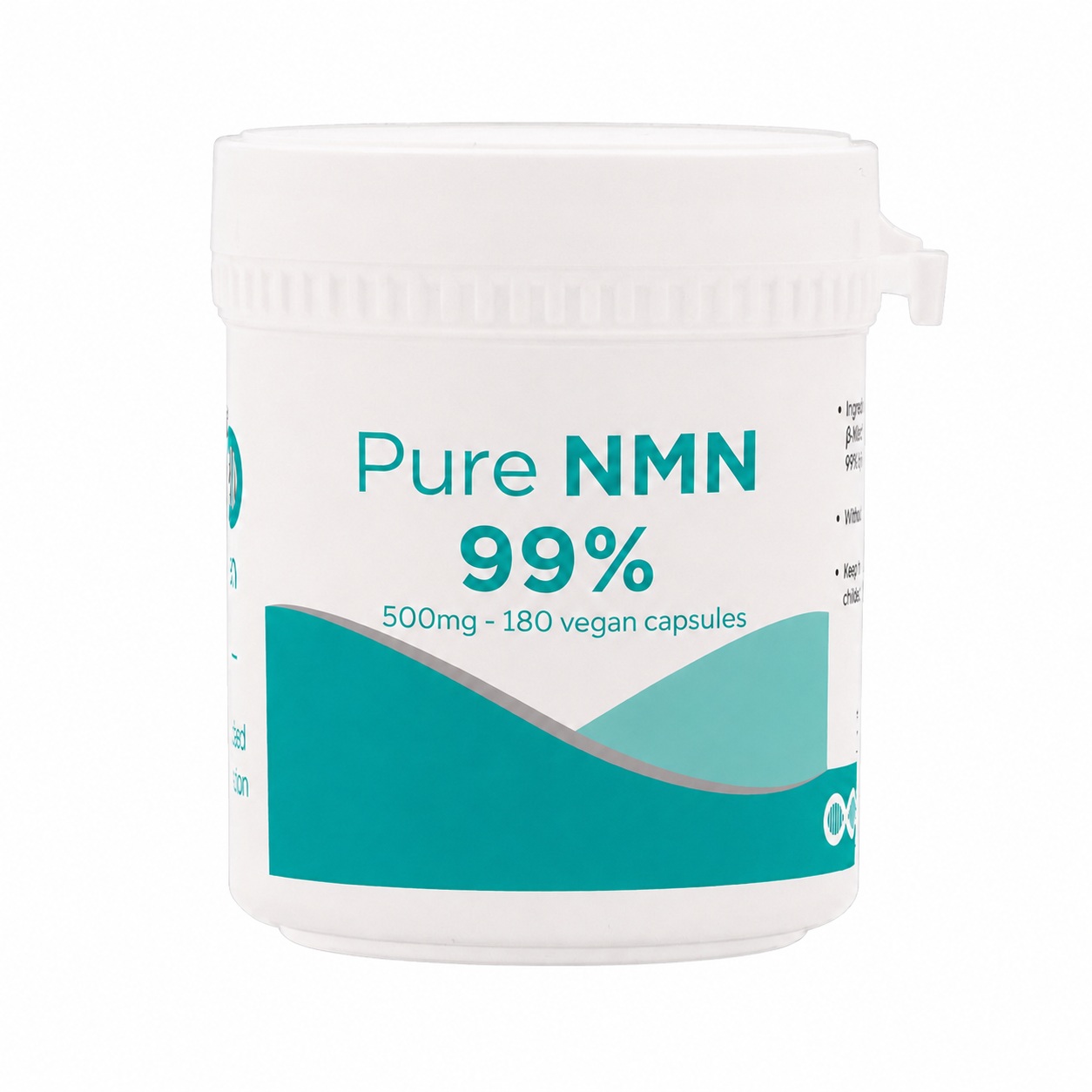 NMN capsules 500mg van hansen - 180 vegan capsules