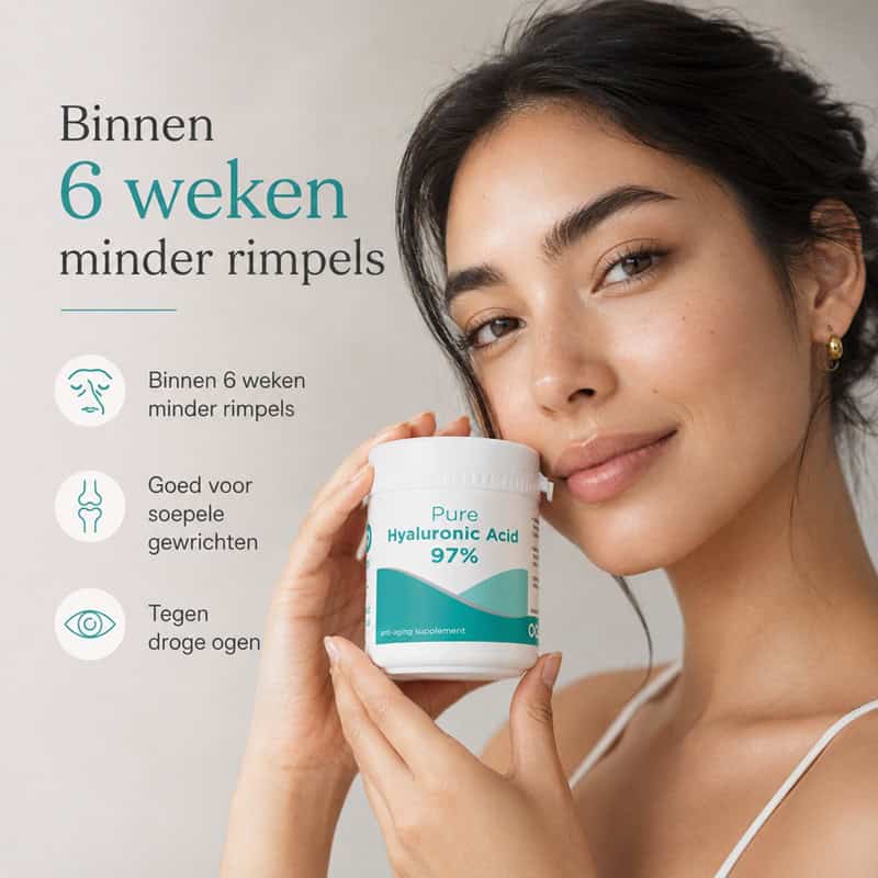 Vrouw met huidverzorgingsproduct van Skins Unlimited voor rimpels.